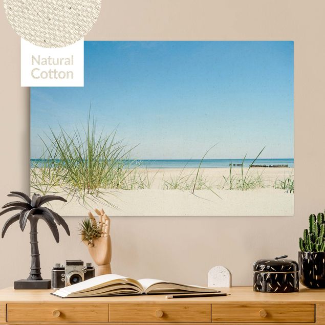 Natural canvas print - Baltic Sea Coast - Landscape format 3:2