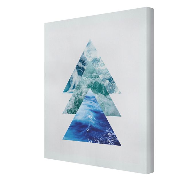 Canvas print - Ocean Trianlges