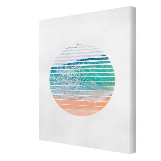 Canvas print - Ocean In A Circle