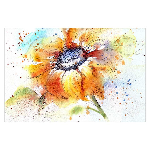 Wallpaper - Painted Sunflower