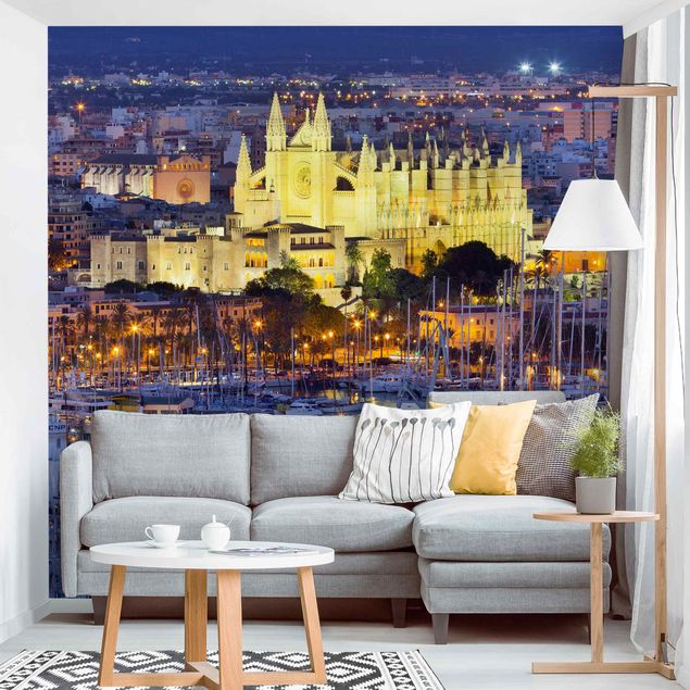 Wallpapers Palma De Mallorca City Skyline And Harbor