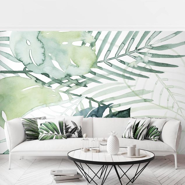 Wallpapers Palm Fronds In Watercolour I