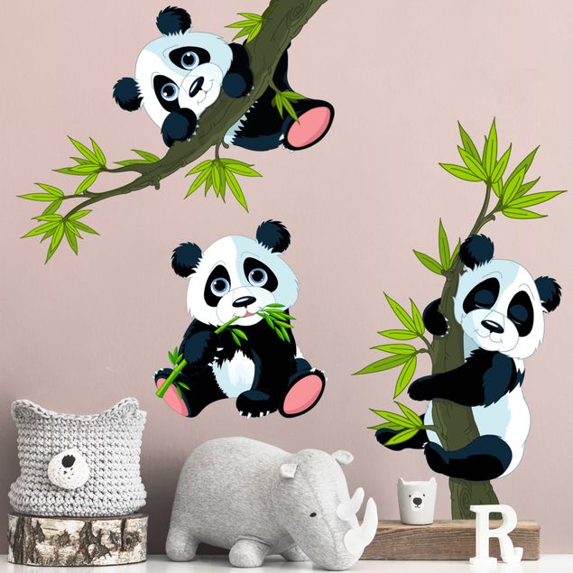 Autocolantes de parede pandas Panda