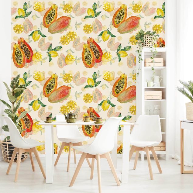 Wallpapers Papayas And Lemons