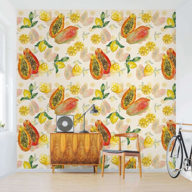 Wallpaper - Papayas And Lemons