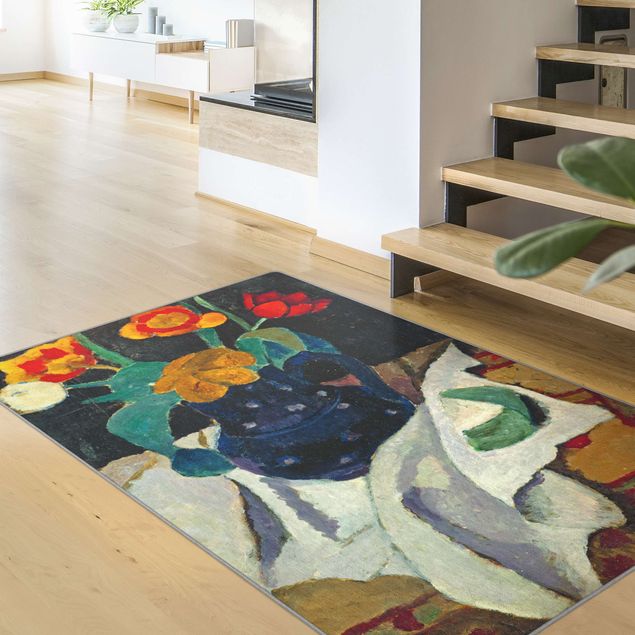 Modern rugs Paula Modersohn-Becker - Still life With Tulips