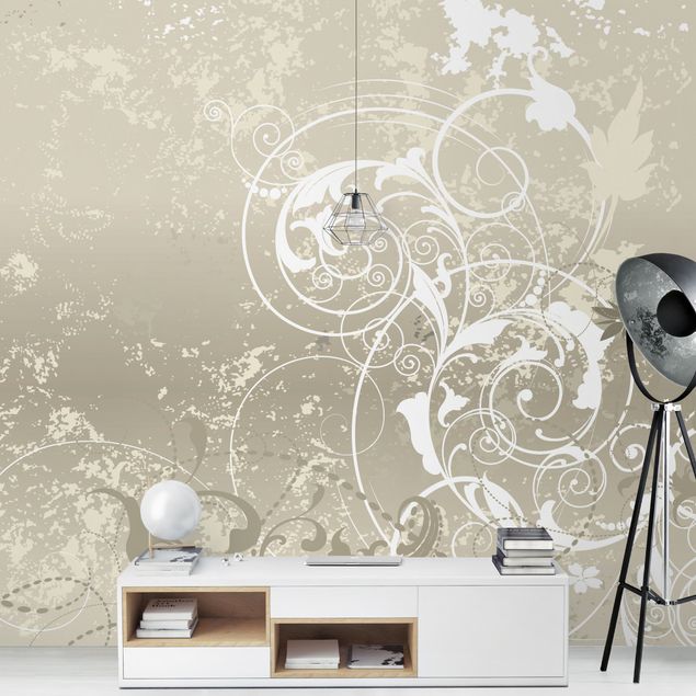Wallpaper - Mother Of Pearl Ornament Design