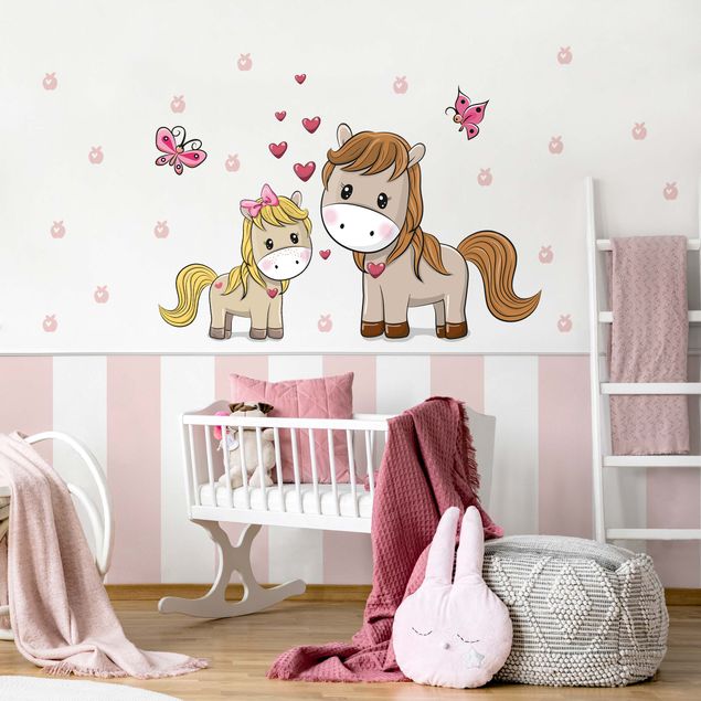 Wall decal Horse Pony Set