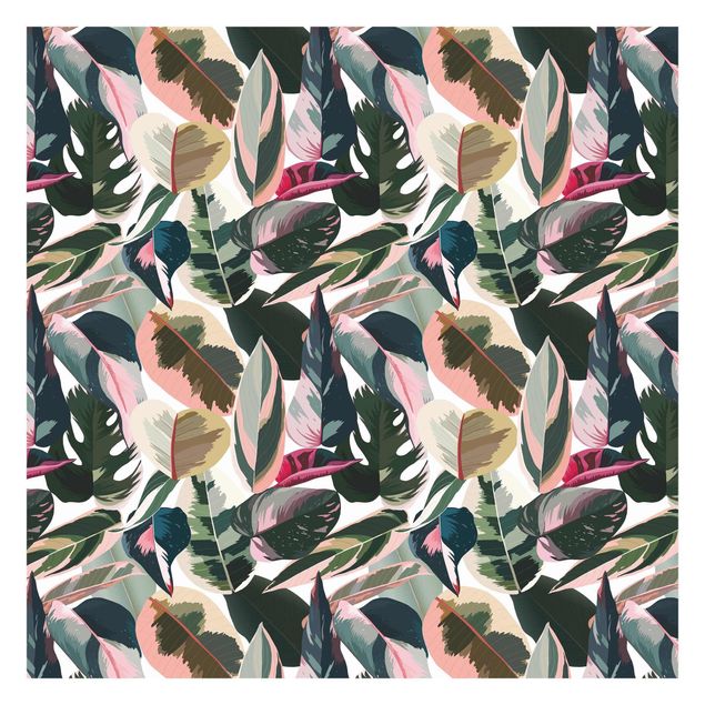 Wallpaper - Pink Tropical Pattern