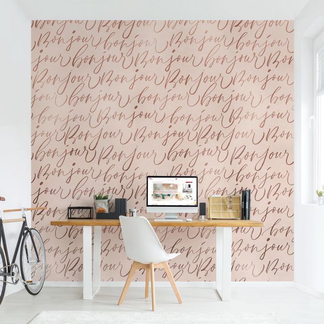Wallpapers Powder Pink Bonjour