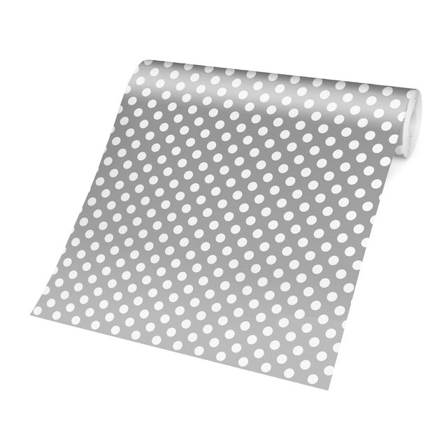 Wallpaper - White Dots On Grey