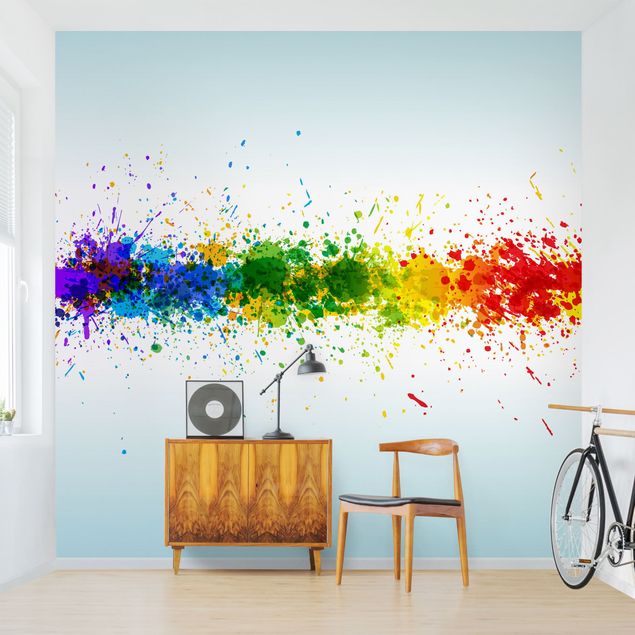Wallpapers Rainbow Splatter