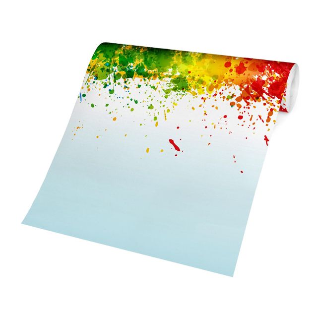 Wallpaper - Rainbow Splatter