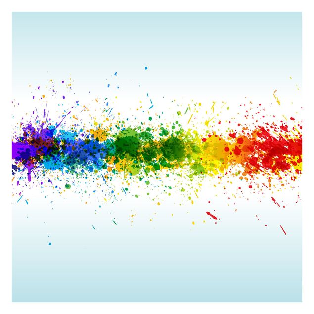 Wallpaper - Rainbow Splatter
