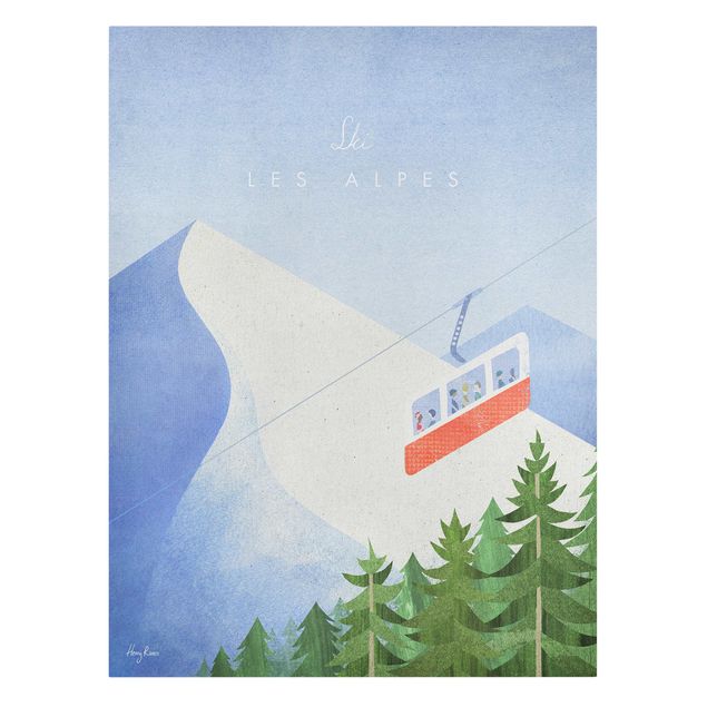 Canvas print - Tourism Campaign - Les Alpes