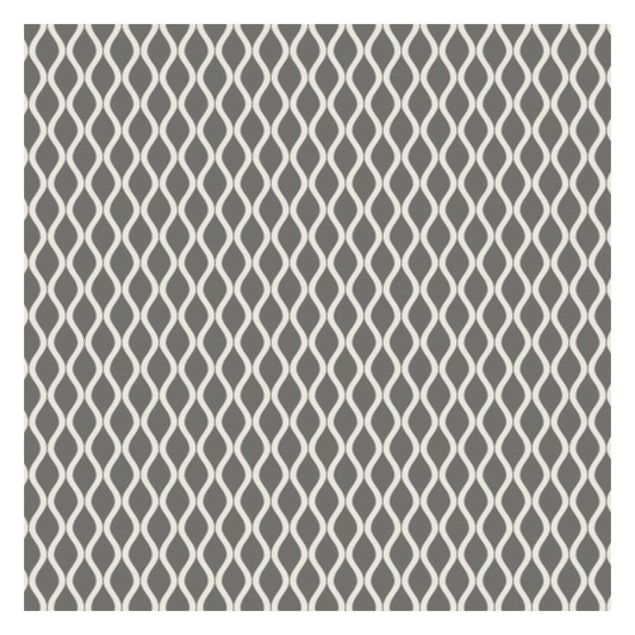 Wallpaper - Retro Pattern With Sparkling Waves In Anthracite