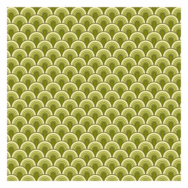 Wallpaper - Retro Shed Green