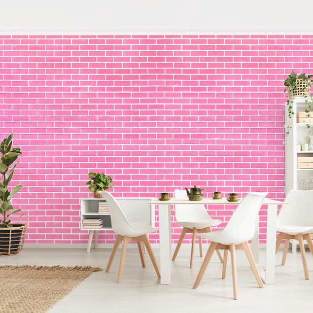 Wallpapers Pink Brick Wall