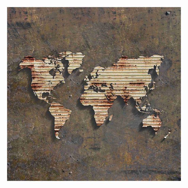 Wallpaper - Rust World Map