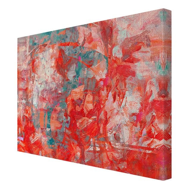 Canvas print - Red Fire Dance