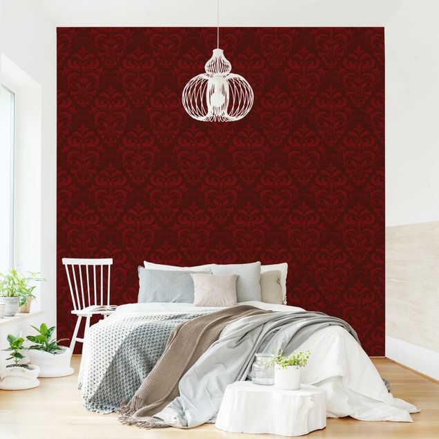 Wallpaper - Red French Baroque