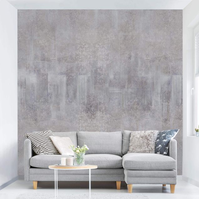 Wallpapers Rustic Concrete Pattern Grey