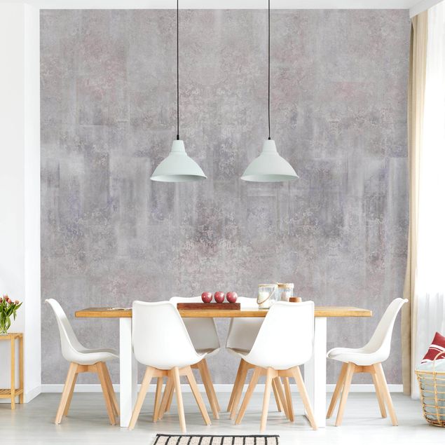 Wallpaper - Rustic Concrete Pattern Grey