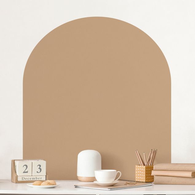 Wall decal Round Arch - Medium Brown