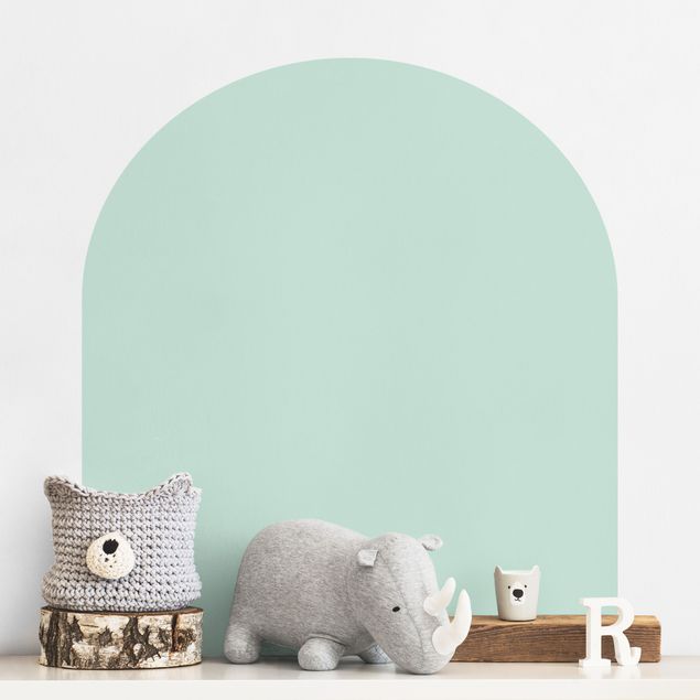Wall art stickers Round Arch - Pastel Mint