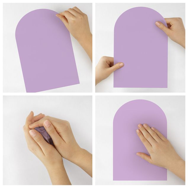 Wall sticker - Round Arch - Purple