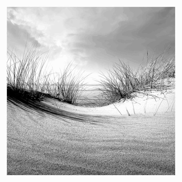 Wallpaper - Sand Dune Black And White