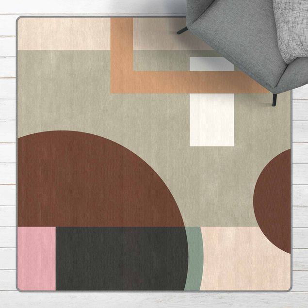modern abstract rug Gentle modernity