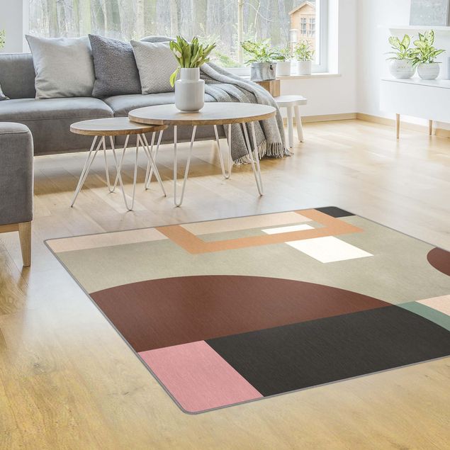 contemporary rugs Gentle modernity