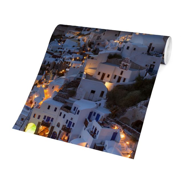 Wallpaper - Santorini At Night