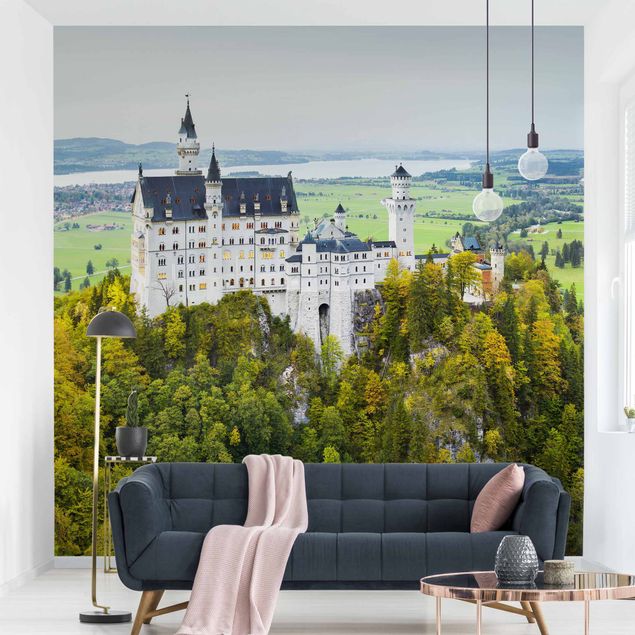 Wallpapers Neuschwanstein Castle Panorama