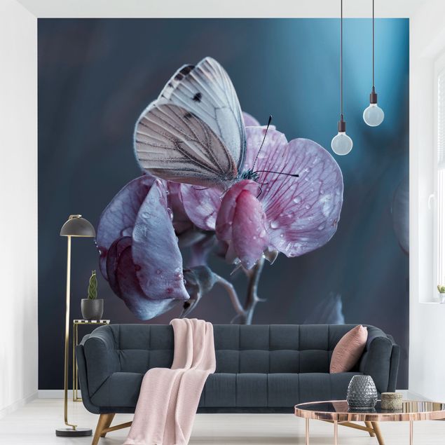 Wallpaper - Butterfly In The Rain