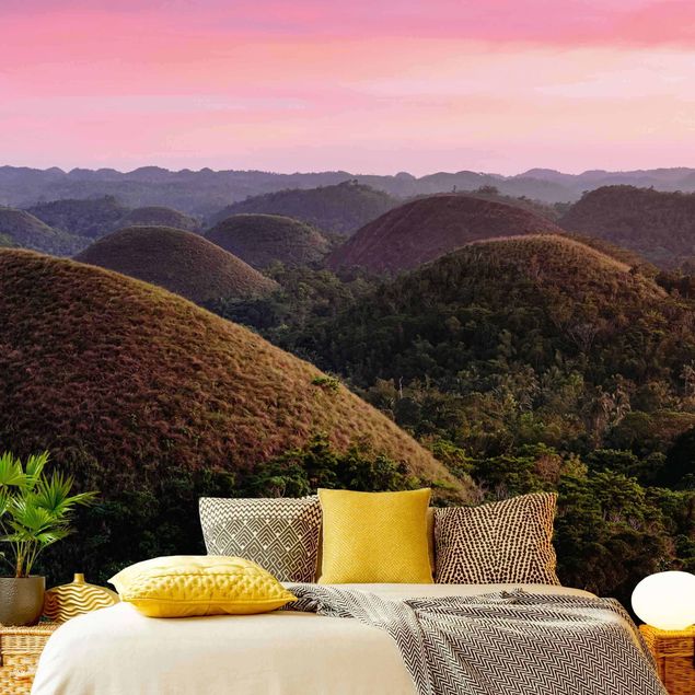 Wallpapers Chocolate Hills At Sunset