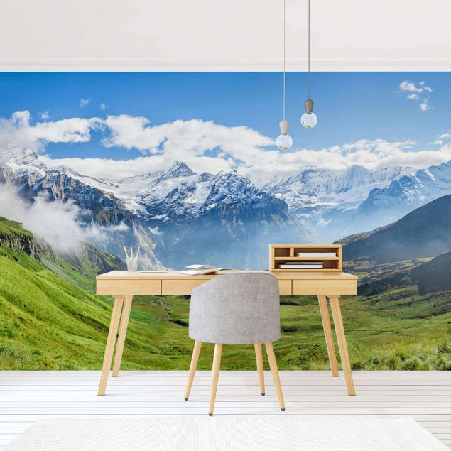 Wallpaper - Swiss Alpine Panorama