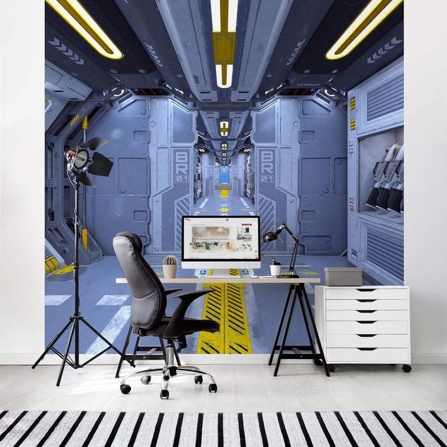 Wallpaper - Sci-Fi Inside A Spaceship