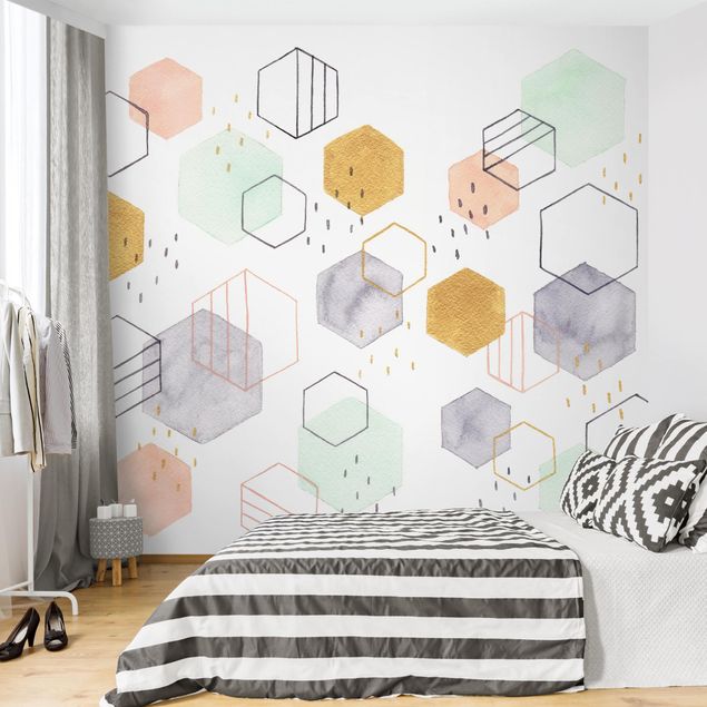 Wallpaper - Hexagonal Scattering I