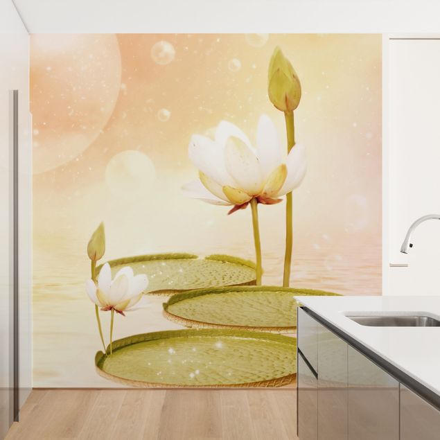 Wallpaper - Magical Water Lilies