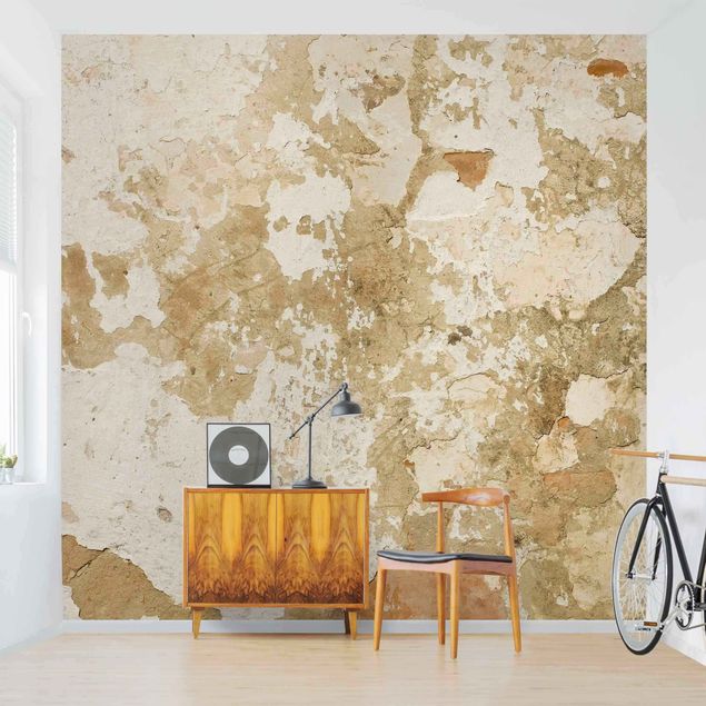 Wallpaper - Shabby Wall In Beige