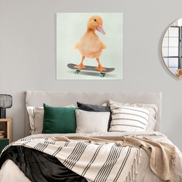 Print on canvas - Skate Duck