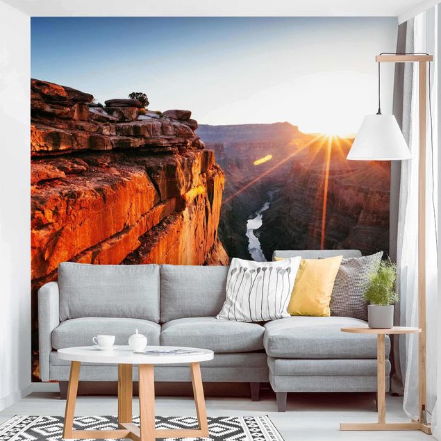 Wallpaper - Sun In Grand Canyon