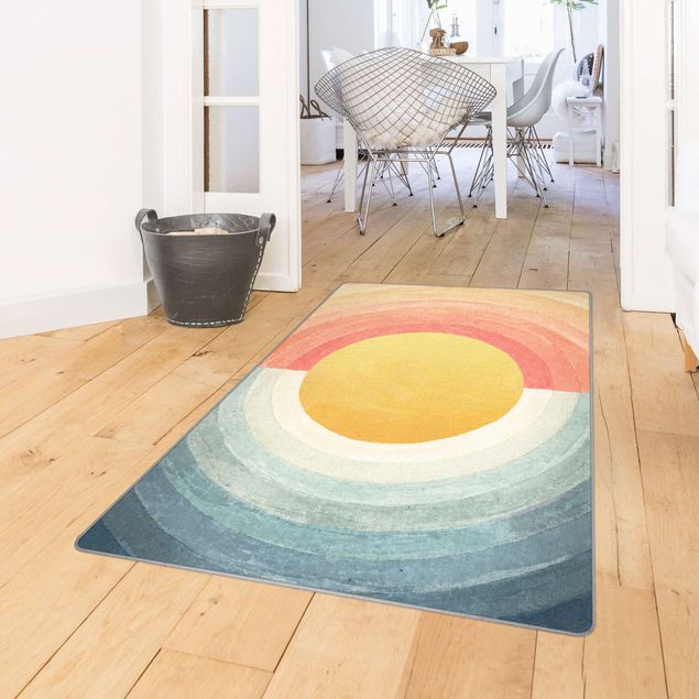 Modern rugs Sun between sky and sea