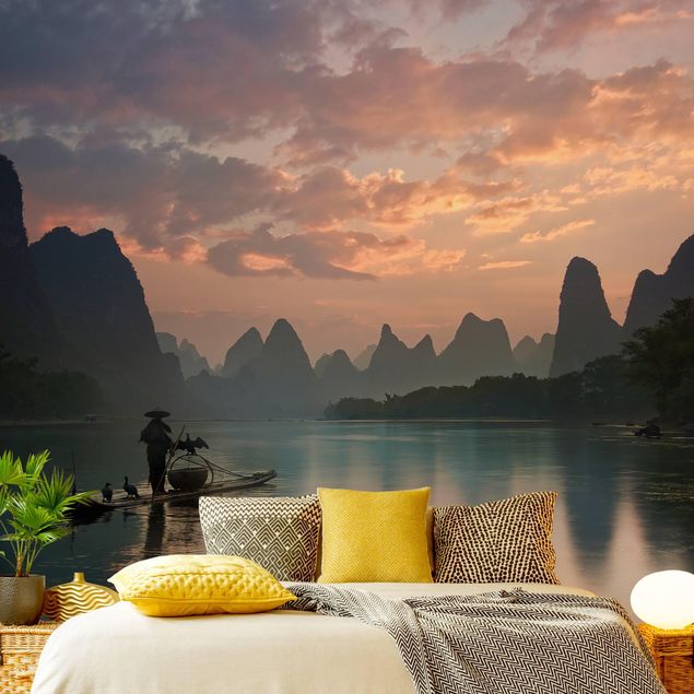 Wallpaper - Sunrise Over Chinese River