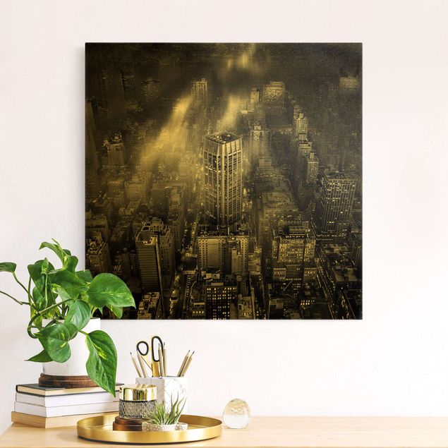 Print on canvas - Sunlight Over New York City