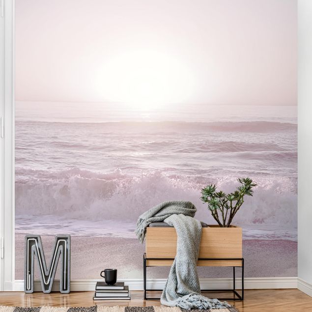 Wallpapers Sunset In Pale Pink