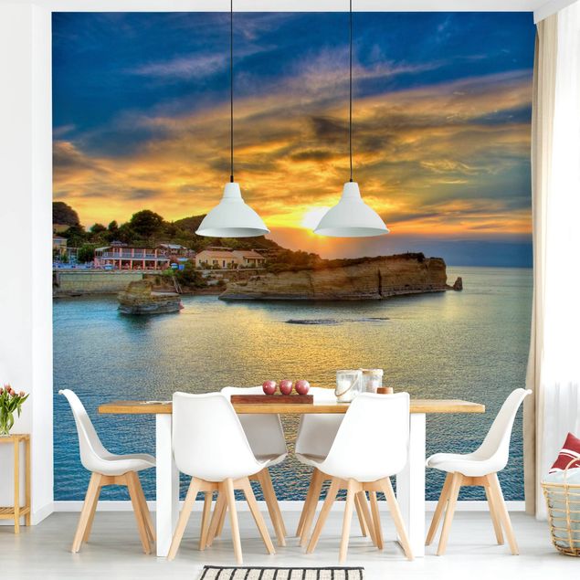 Wallpapers Sunset Over Corfu