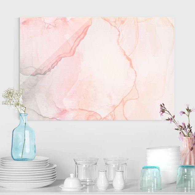 Glas Magnetboard Play Of Colours Pastel Cotton Candy